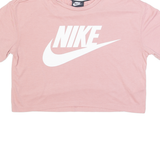 NIKE Cropped Womens T-Shirt Pink S