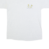 GILDAN Womens T-Shirt Grey 90s L