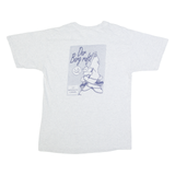 GILDAN Womens T-Shirt Grey 90s L