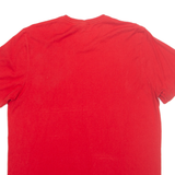 ADIDAS Mens T-Shirt Red L