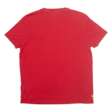 TIMBERLAND Slim Fit Mens T-Shirt Red XL