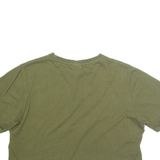 ELLESSE Cropped Womens T-Shirt Green UK 10