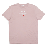 FILA Mens T-Shirt Pink S