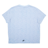 NIKE Crazy Pattern Mens T-Shirt Blue XL