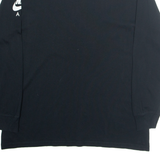 NIKE AIR Oversized Mens T-Shirt Black Long Sleeve XS