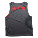 Reversible Red Devils Mens Jersey Grey Sleeveless USA L