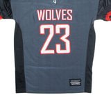 DEX SPORTS Wolves Mens Jersey Grey USA V-Neck L