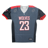 DEX SPORTS Wolves Mens Jersey Grey USA V-Neck L