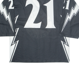 HC Ceresio Eagles Mens Jersey Black Long Sleeve USA V-Neck L