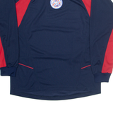 ASD Father Angelini Abruzzo Mens Jersey Blue Long Sleeve V-Neck L