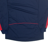 ASD Father Angelini Abruzzo Mens Jersey Blue Long Sleeve V-Neck L