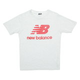 NEW BALANCE Mens T-Shirt Grey M