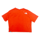 THE NORTH FACE Cropped Womens T-Shirt Orange M
