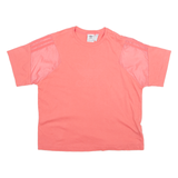 ADIDAS Womens T-Shirt Pink UK 10