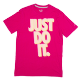 NIKE Standard Fit Womens T-Shirt Pink M