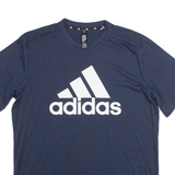 ADIDAS Mens T-Shirt Blue M