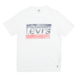 LEVI'S Mens T-Shirt White S
