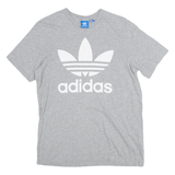 ADIDAS Mens T-Shirt Grey S