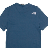 THE NORTH FACE Mens T-Shirt Blue XS
