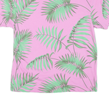 BENCH Tropical Mens T-Shirt Pink Crew Neck S