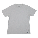 DICKIES Mens T-Shirt Grey Crew Neck L