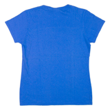 GILDAN Bike Now Wine Later Womens Biker T-Shirt Blue Crew Neck M