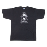 RUSSELL ATHLETIC Crazy Riders Motorcycles Mens Biker T-Shirt Black Crew Neck M