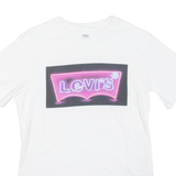 LEVI'S Mens T-Shirt White Crew Neck S