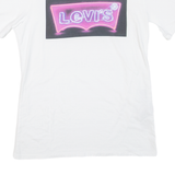 LEVI'S Mens T-Shirt White Crew Neck S