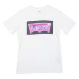 LEVI'S Mens T-Shirt White Crew Neck S