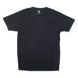 DICKIES Mens T-Shirt Black V-Neck 2XL