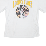 FSBN Looney Tunes Mens T-Shirt White Crew Neck S