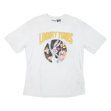 FSBN Looney Tunes Mens T-Shirt White Crew Neck S