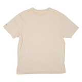 COLUMBIA Mens T-Shirt Beige Crew Neck L