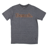 BENCH Mens T-Shirt Grey Crew Neck M