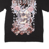 SMOG Dark Spirit Mens T-Shirt Black Crew Neck M