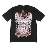 SMOG Dark Spirit Mens T-Shirt Black Crew Neck M