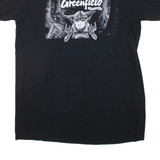 GILDAN Greenfield Festival Mens Band T-Shirt Black Crew Neck M