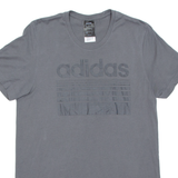 ADIDAS Mens T-Shirt Grey S