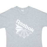 REEBOK Oversized Womens T-Shirt Grey M