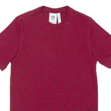 ADIDAS Mens T-Shirt Maroon S