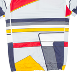 SANTINI Mens T-Shirt Grey 1/4 Zip XL