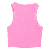 H&M Cropped Womens Vest Pink Sleeveless XS