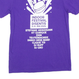 GILDAN Mens T-Shirt Purple S
