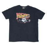 Back To The Future Mens T-Shirt Black XL