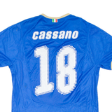 PUMA Italy Mens Football Shirt Jersey Blue USA V-Neck M
