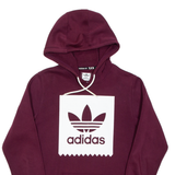ADIDAS Mens Maroon Hoodie S