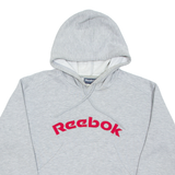 REEBOK Cropped Womens Grey Hoodie UK 12