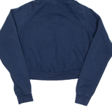ELLESSE Cropped Womens Blue Hoodie UK 14