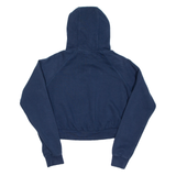 ELLESSE Cropped Womens Blue Hoodie UK 14